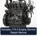 Komatsu 170-3 Engine Service Repair Manual
