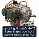 Lycoming Aircraft O-320 76 Series Engine Operator‘s Owner‘s User Manual-PDF