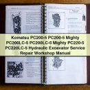 Komatsu PC200-5 Hydraulic Excavator Service Repair Workshop Manual