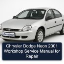 Chrysler Dodge Neon 2001 Workshop Service Manual for Repair