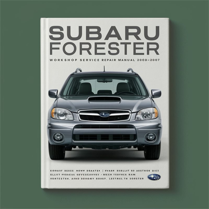 Subaru Forester Workshop Service Repair Manual 2003-2007 (16 000+ Pages 409MB Searchable Bookmarked iPad-ready)