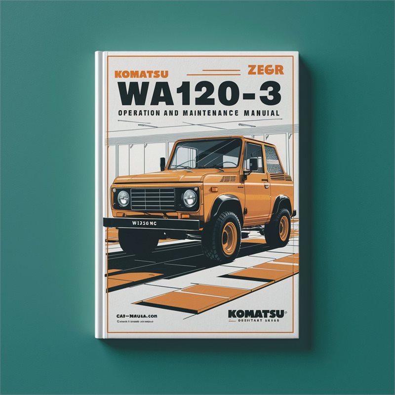 Komatsu WA120-3 operation and maintenance Manual. WA120-3MC