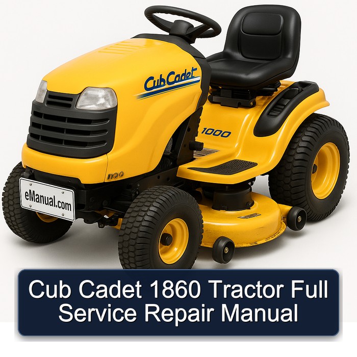 Cub Cadet 1860 Tractor Full Service Repair Manual