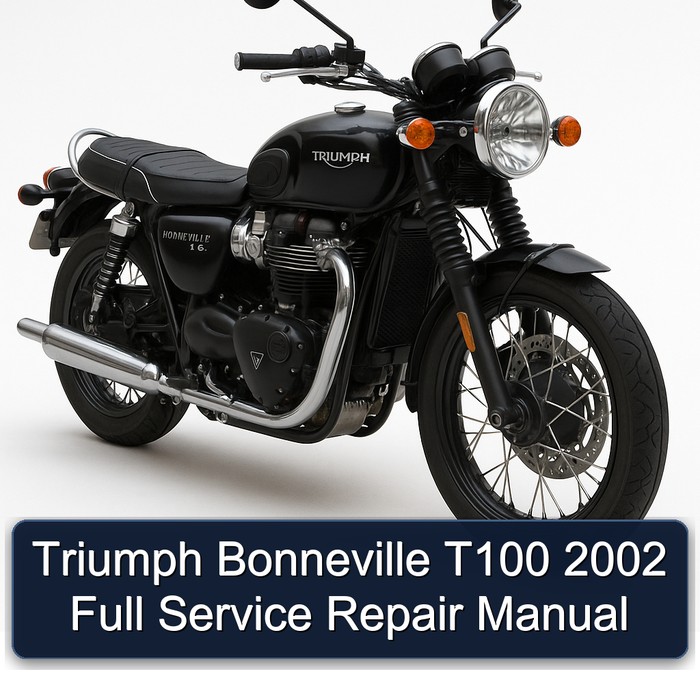 Triumph Bonneville T100 2002 Full Service Repair Manual
