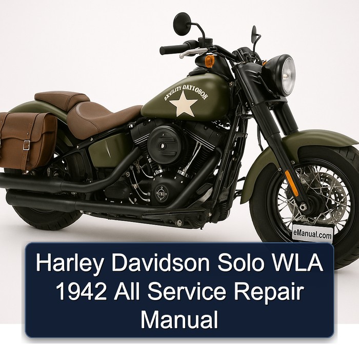 Harley Davidson Solo WLA 1942 All Service Repair Manual
