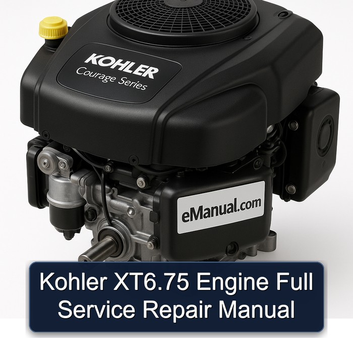 Kohler XT6.75 Engine Full Service Repair Manual