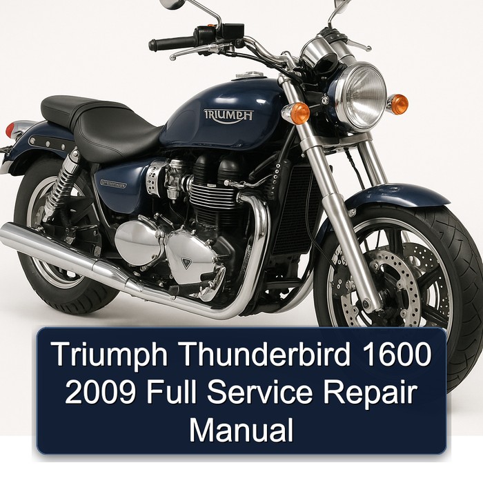Triumph Thunderbird 1600 2009 Full Service Repair Manual