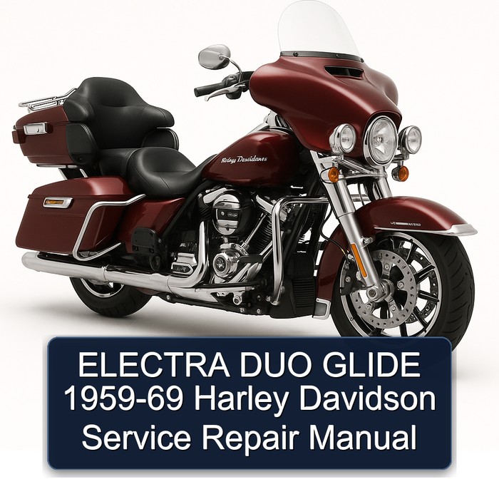 ELECTRA DUO GLIDE 1959-69 Harley Davidson Service Repair Manual