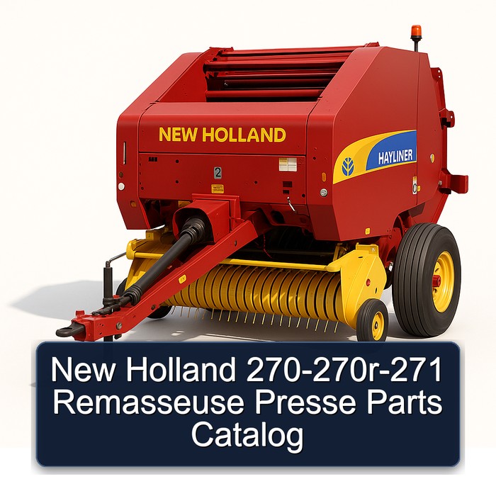 New Holland 270-270r-271 Remasseuse Presse Parts Catalog