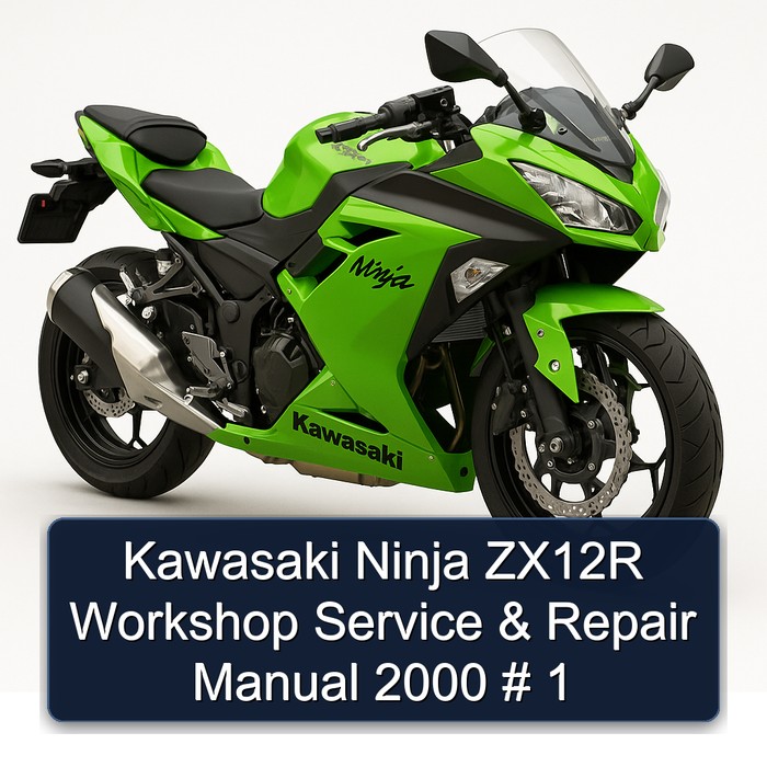 Kawasaki Ninja ZX12R Workshop Service & Repair Manual 2000 # 1