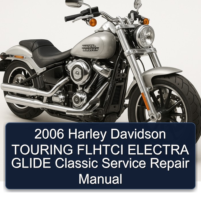 2006 Harley Davidson TOURING FLHTCI ELECTRA GLIDE Classic Service Repair Manual