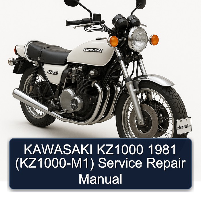 KAWASAKI KZ1000 1981 (KZ1000-M1) Service Repair Manual