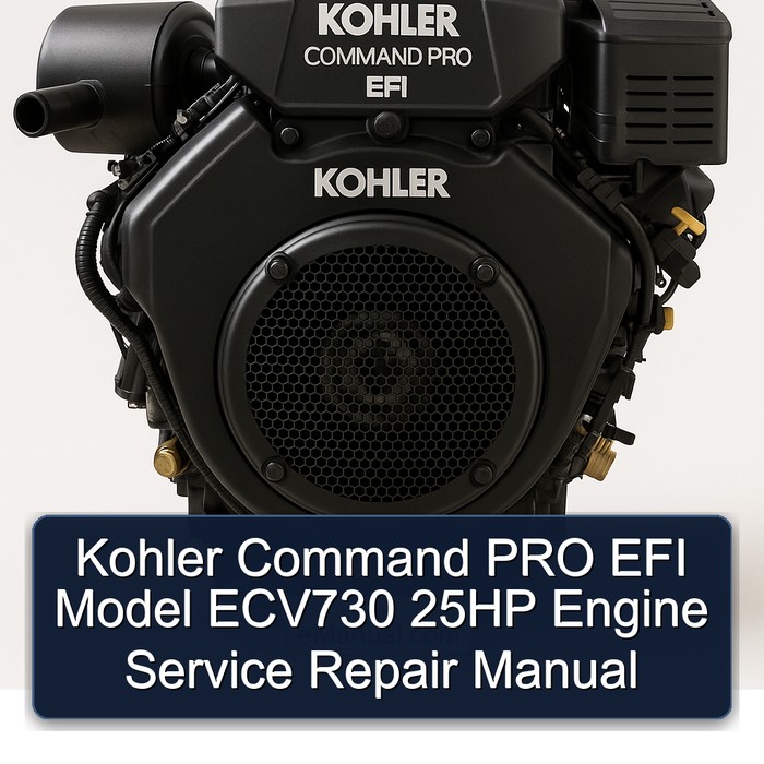 Kohler Command PRO EFI Model ECV730 25HP Engine Service Repair Manual