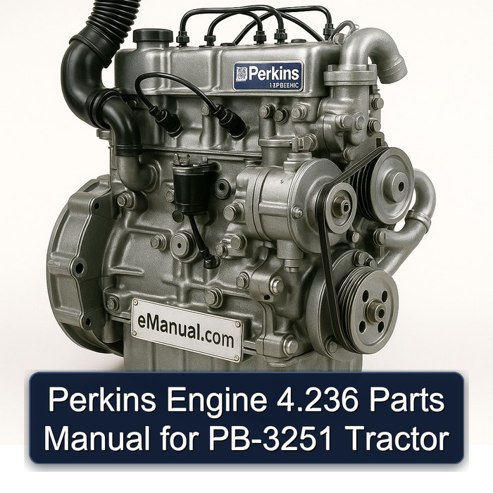 Perkins Engine 4.236 Parts Manual for PB-3251 Tractor