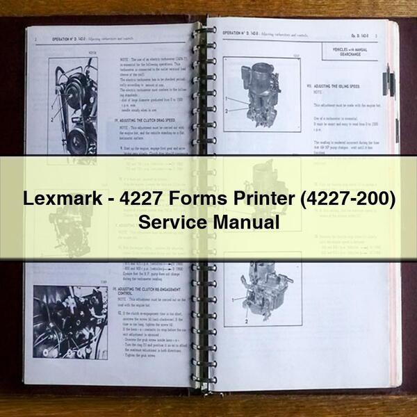 Lexmark-4227 Forms Printer (4227-200) Service Repair Manual