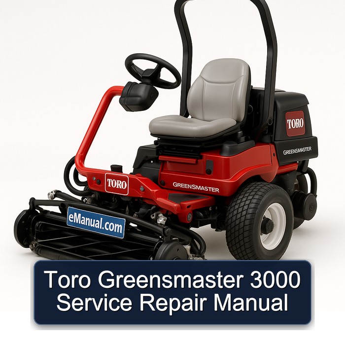 Toro Greensmaster 3000 Service Repair Manual