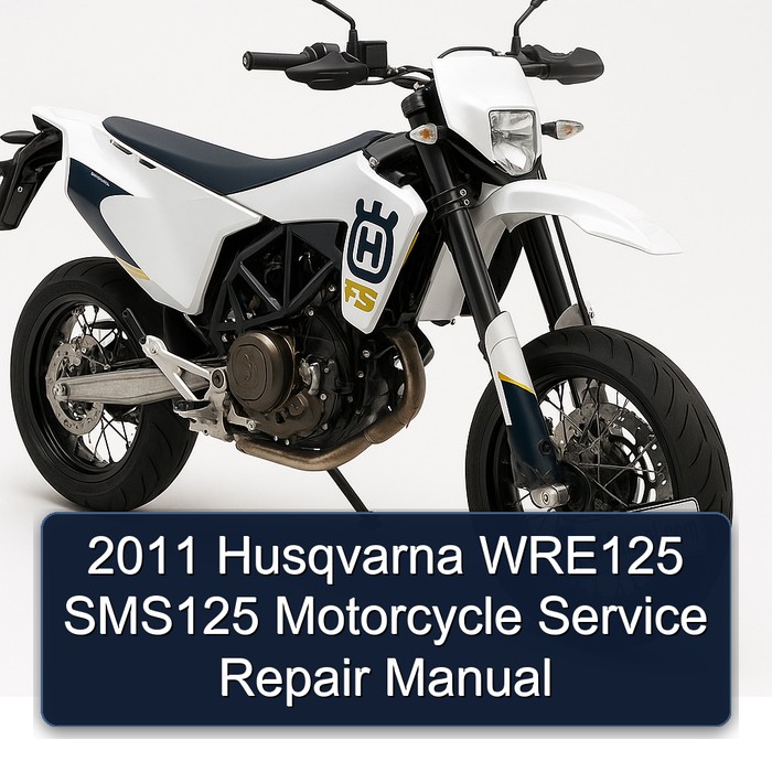 2011 Husqvarna WRE125 SMS125 Motorcycle Service Repair Manual