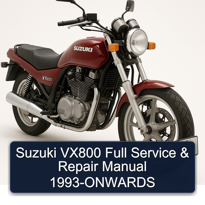 Suzuki VX800 Full Service & Repair Manual 1993-ONWARDS