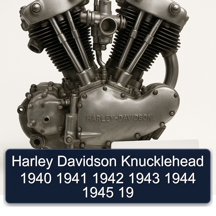 Harley Davidson Knucklehead 1940 1941 1942 1943 1944 1945 19