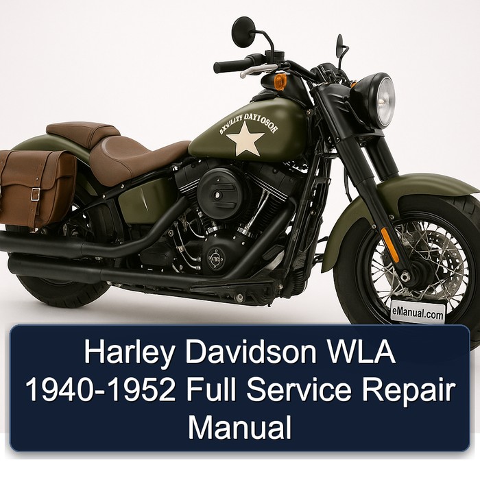 Harley Davidson WLA 1940-1952 Full Service Repair Manual
