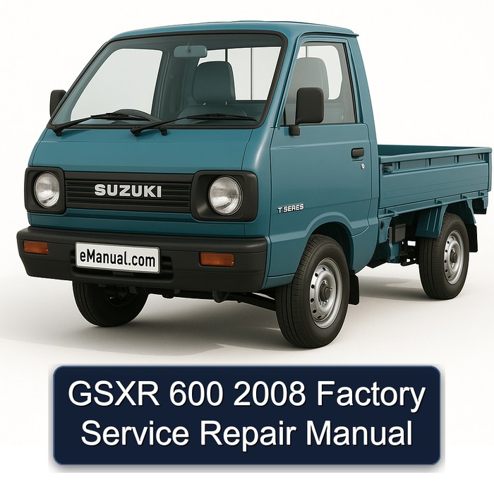 GSXR 600 2008 Factory Service Repair Manual