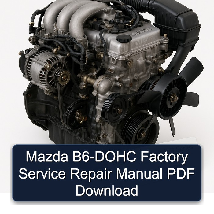 Mazda B6-DOHC Factory Service Repair Manual PDF Download