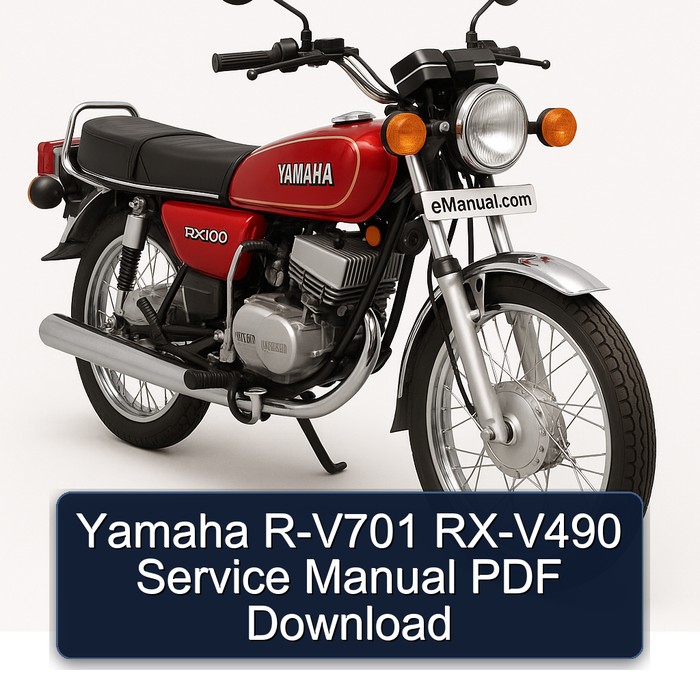 Yamaha R-V701 RX-V490 Service Manual PDF Download