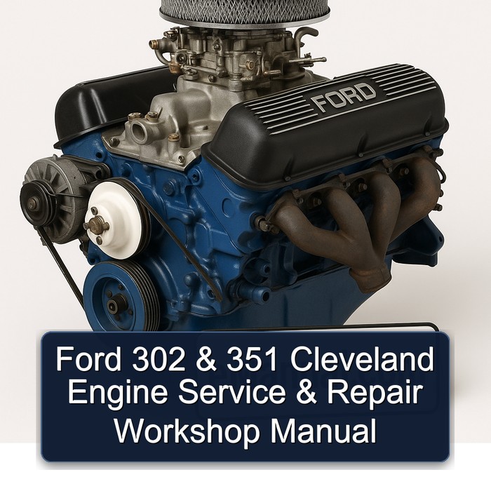 Ford 302 & 351 Cleveland Engine Service & Repair Workshop Manual