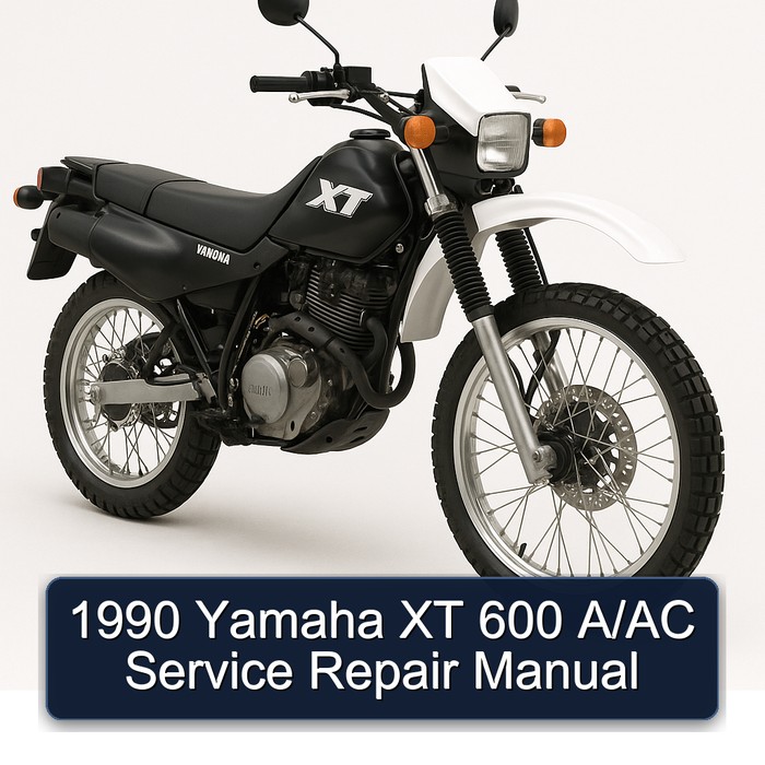 1990 Yamaha XT 600 A/AC Service Repair Manual