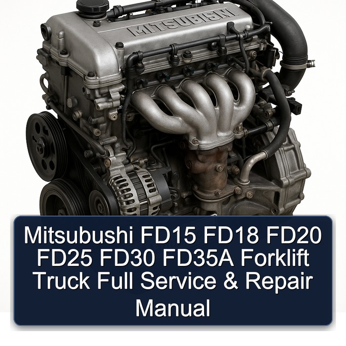 Mitsubushi FD15 FD18 FD20 FD25 FD30 FD35A Forklift Truck Full Service & Repair Manual