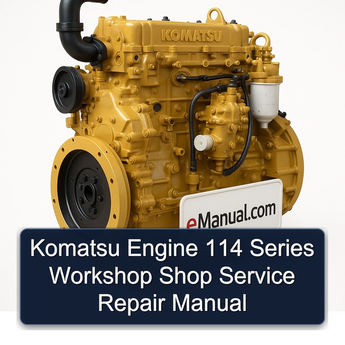 Komatsu Engine 114 Series Workshop Shop Service Repair Manual