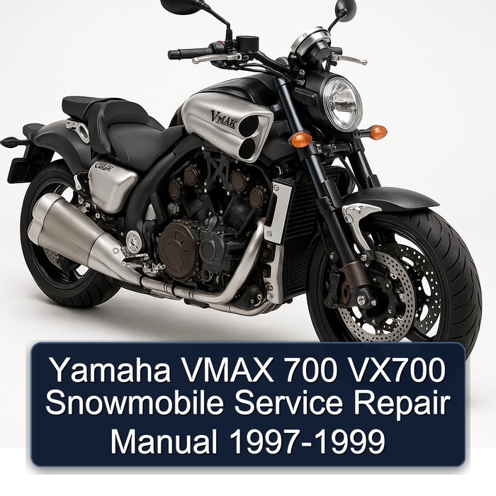 Yamaha VMAX 700 VX700 Snowmobile Service Repair Manual 1997-1999