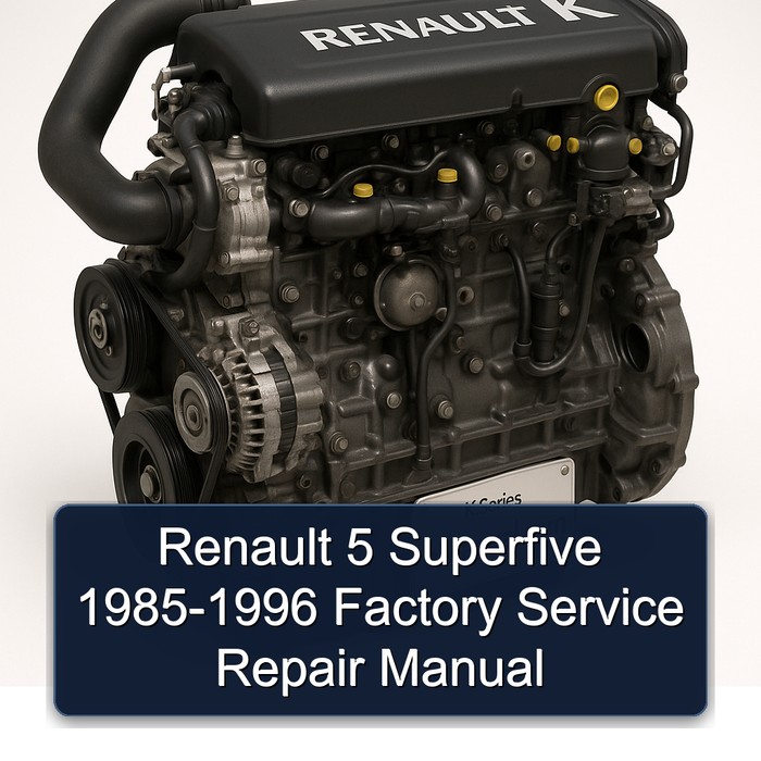 Renault 5 Superfive 1985-1996 Factory Service Repair Manual
