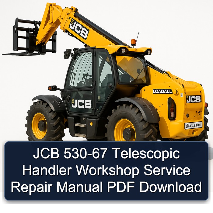 JCB 530-67 Telescopic Handler Workshop Service Repair Manual PDF Download