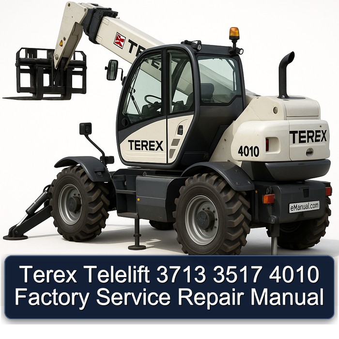 Terex Telelift 3713 3517 4010 Factory Service Repair Manual