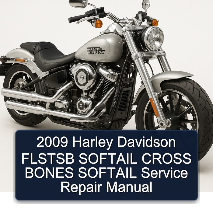 2009 Harley Davidson FLSTSB SOFTAIL CROSS BONES SOFTAIL Service Repair Manual