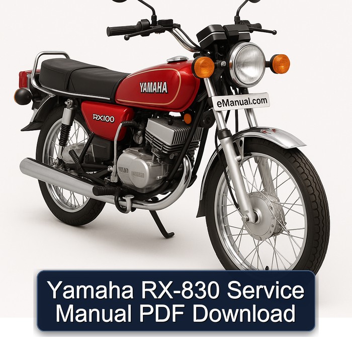 Yamaha RX-830 Service Manual PDF Download