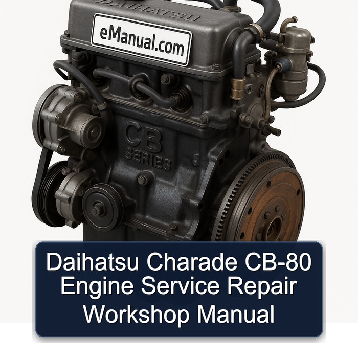 Daihatsu Charade CB-80 Engine Service Repair Workshop Manual