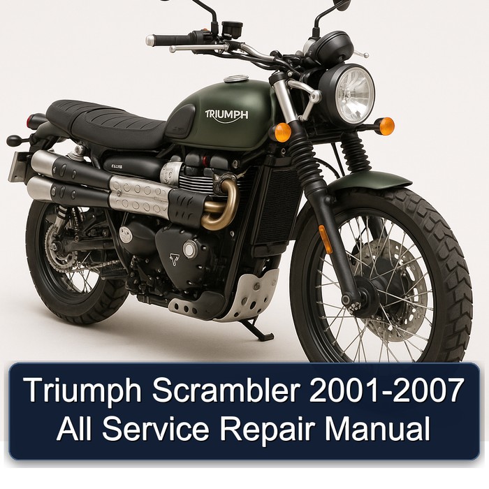Triumph Scrambler 2001-2007 All Service Repair Manual