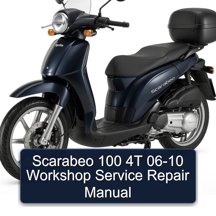 Scarabeo 100 4T 06-10 Workshop Service Repair Manual