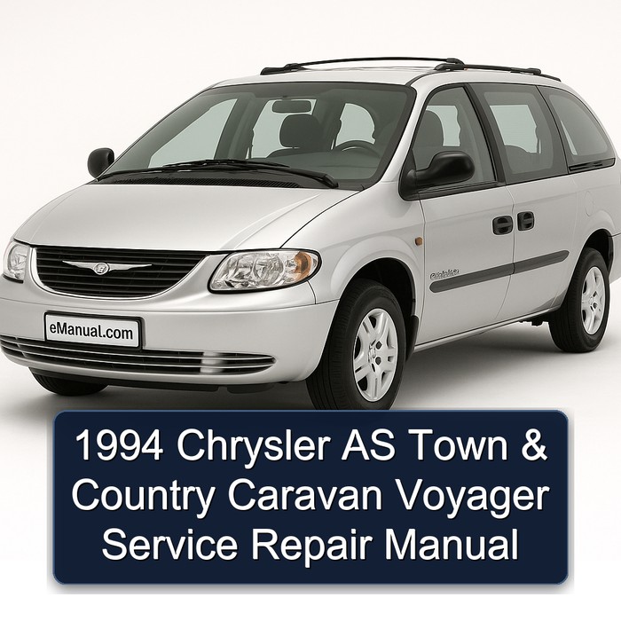 1994 Chrysler AS Town & Country Caravan Voyager Service Repair Manual