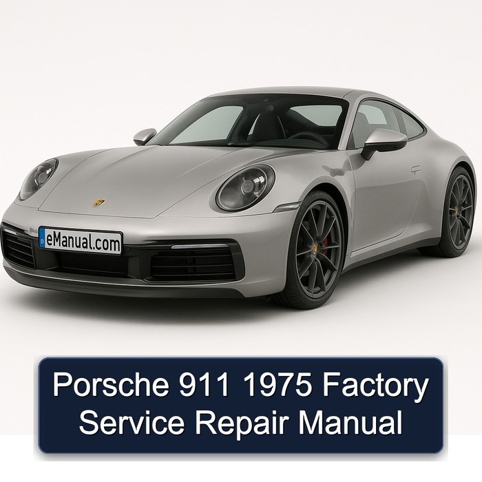 Porsche 911 1975 Factory Service Repair Manual