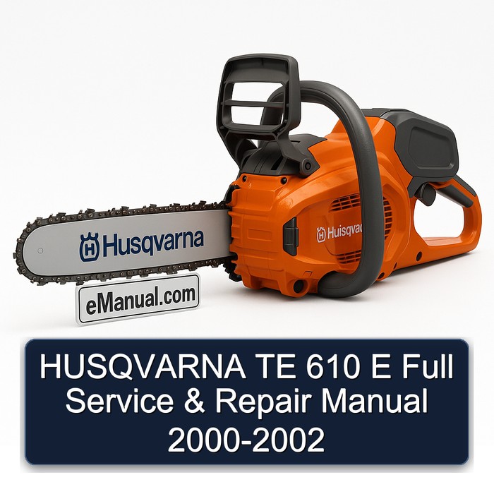 HUSQVARNA TE 610 E Full Service & Repair Manual 2000-2002