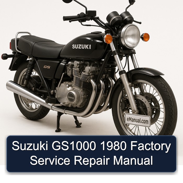 Suzuki GS1000 1980 Factory Service Repair Manual