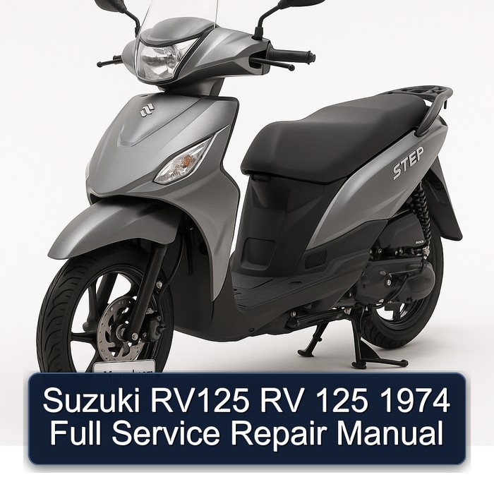 Suzuki RV125 RV 125 1974 Full Service Repair Manual