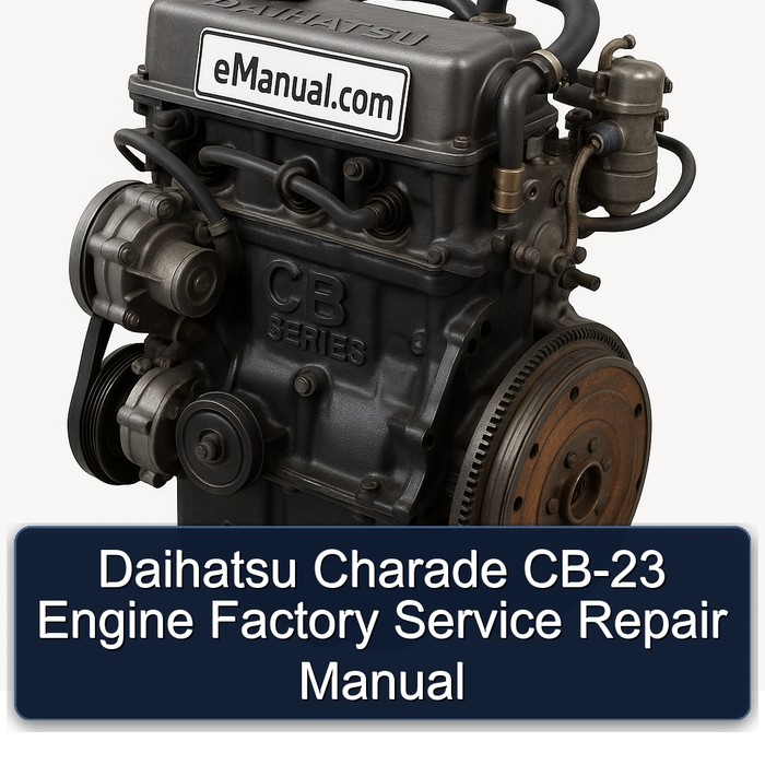 Daihatsu Charade CB-23 Engine Factory Service Repair Manual