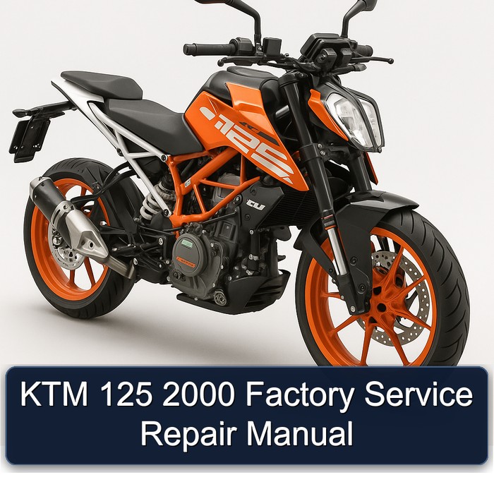 KTM 125 2000 Factory Service Repair Manual