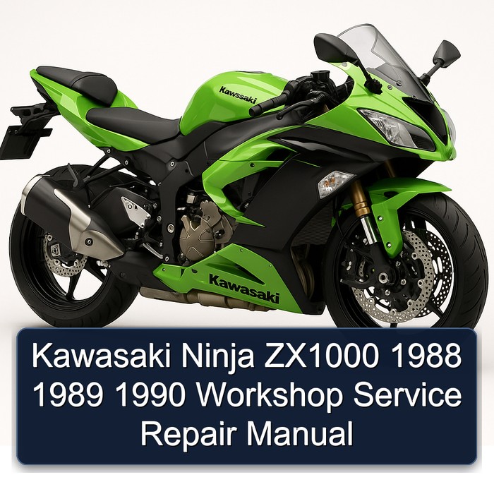 Kawasaki Ninja ZX1000 1988 1989 1990 Workshop Service Repair Manual