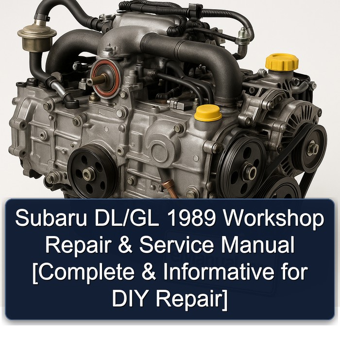 Subaru DL/GL 1989 Workshop Repair & Service Manual [Complete & Informative for DIY Repair]