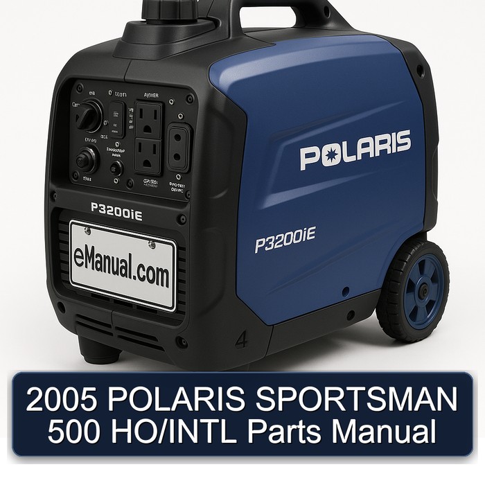 2005 POLARIS SPORTSMAN 500 HO/INTL Parts Manual
